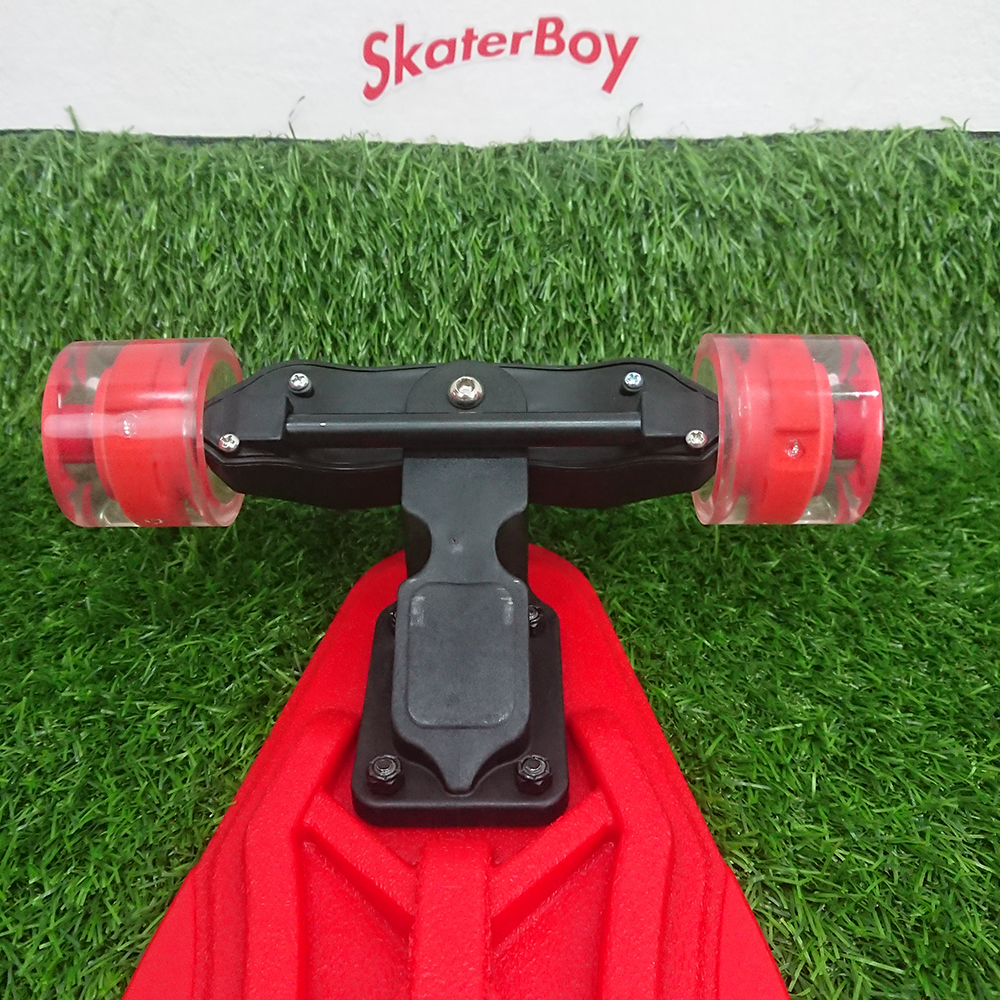 [0201] สเก็ตบอร์ดเด็ก 6ขวบ ไม่มีคว่ำ ฝึกทรงตัว ล้อมีไฟวิบวับ ขนาด 54cm