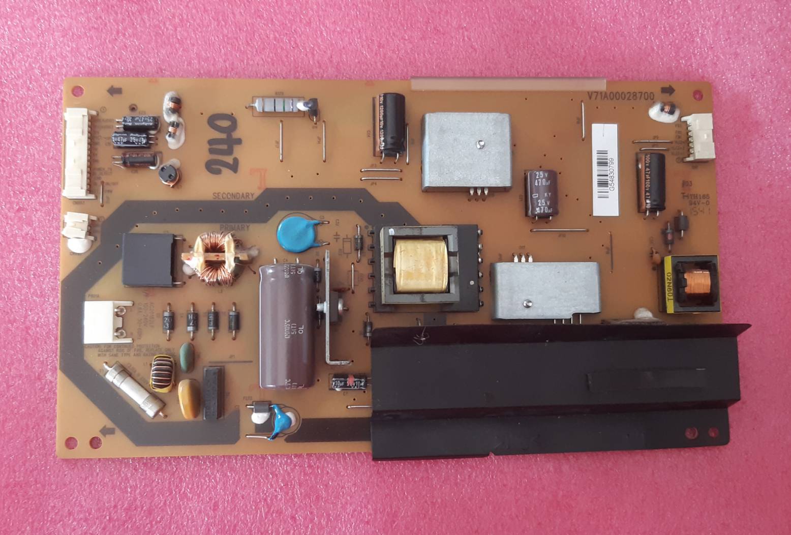 อันที่ 240 TOSHIBA 32P1400VT ซัฟฟลาย V71A00028700 ดีเทสแล้ว