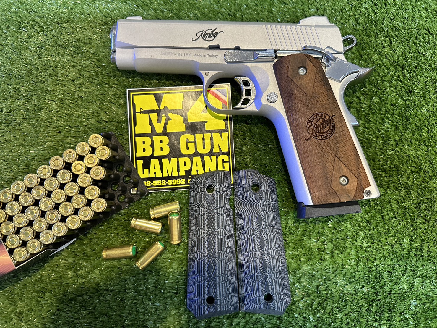 KUZEY M1911 ลาย KIMBER ลำกล้อง 4" สีซาติน