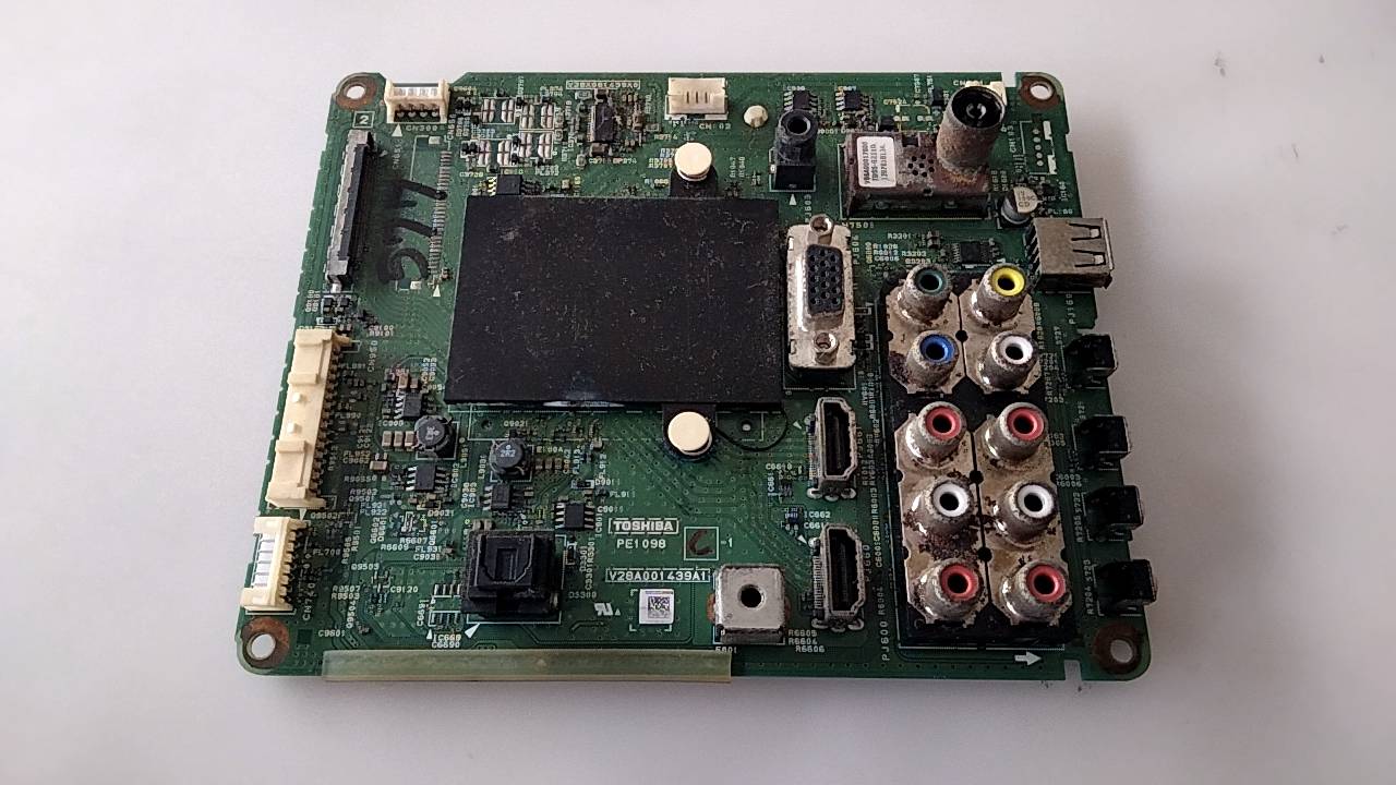 อันที่ 577 TOSHIBA 40PU200T ซีสเตร็ม V28A001439B1 51PIN พับ ดีเทสแล้ว