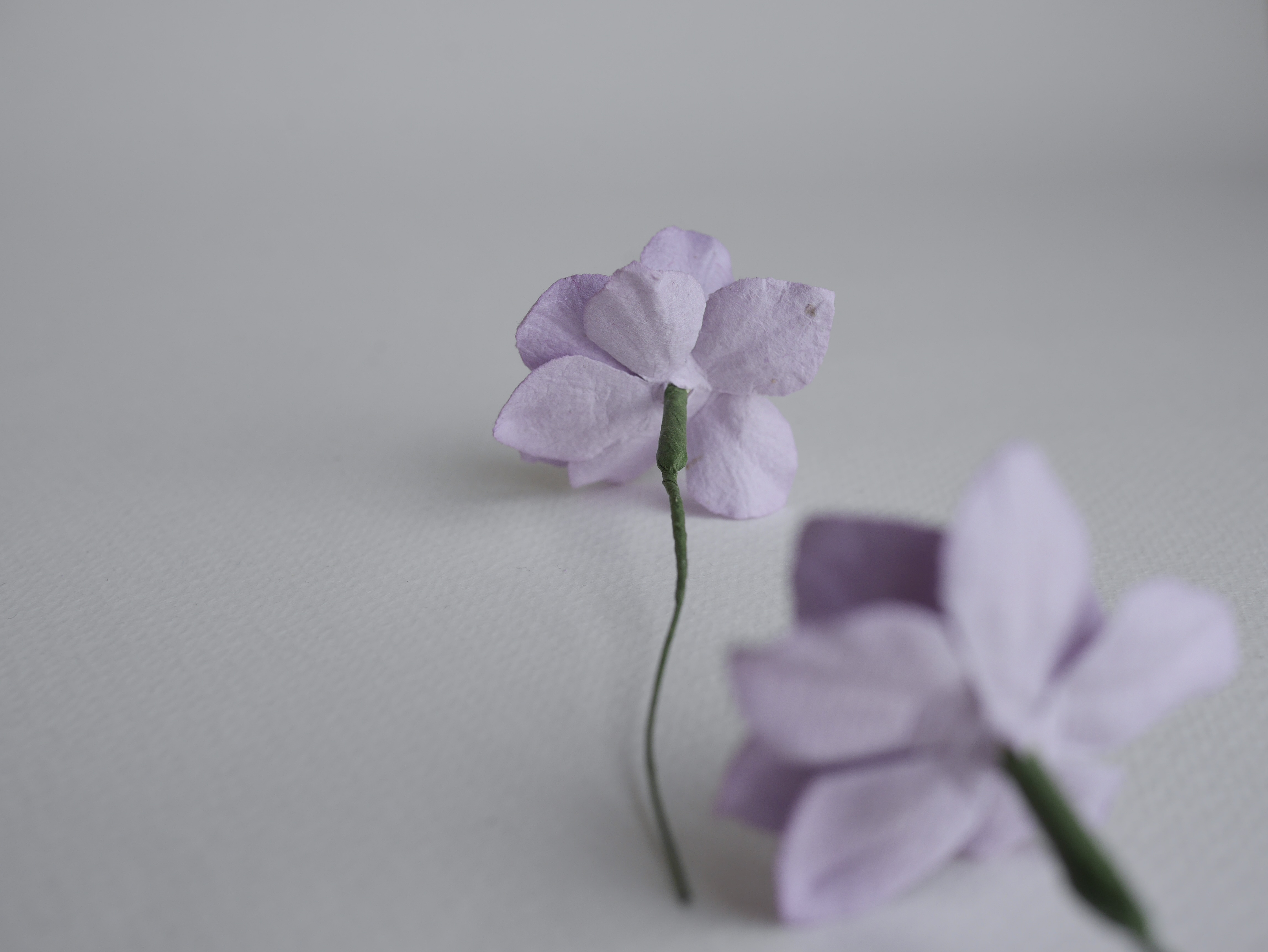 ดอกไม้กระดาษสา ดอกโลตัสอินโดนิเซียกระดาษ ดอกไม้กระดาษสาราคาส่ง ดอกไม้กระดาษสำหรับตกแต่งของชำร่วย งานแต่งงาน ทำช่อดอกไม้ติดอกเจ้าบ่าว ข้อมือดอกไม้เจ้าสาว ขนาด3.5 cm. 25 ดอก สีวม่วงพาสเทล 188 Paper flowers supplies: DIY wedding tools Big Cherry blossom (Lot