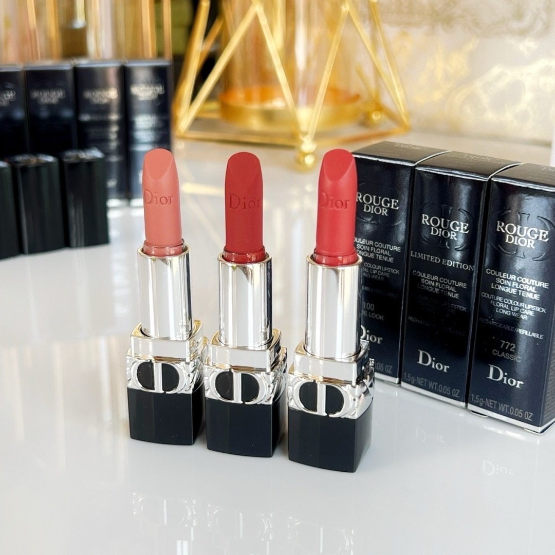 เซ็ทลิปสติก Dior Rouge Lipstick Mini 1.5 g x3 สี #100 #720 #772