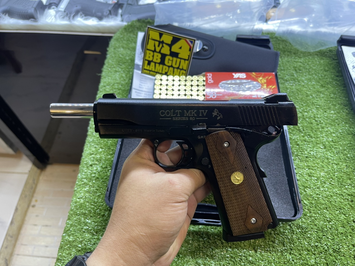 KUZEY M1911 ลาย Series 80 ลำกล้อง 5" ดำ