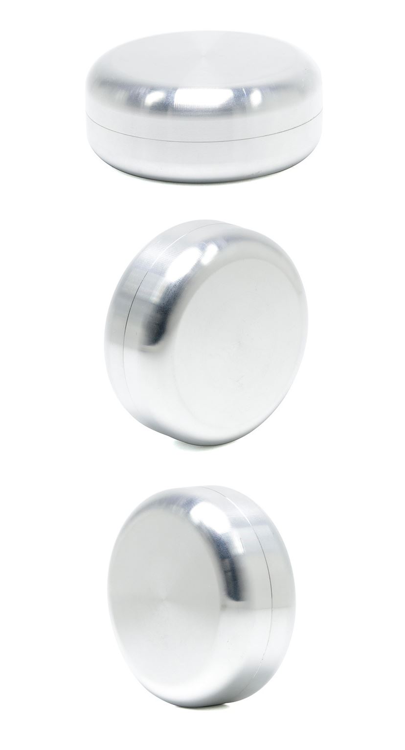 [1003] กล่องเก็บสมุนไพร กลม 2ขนาด Aluminum กันชื้น กันฝุ่น เก็บยา