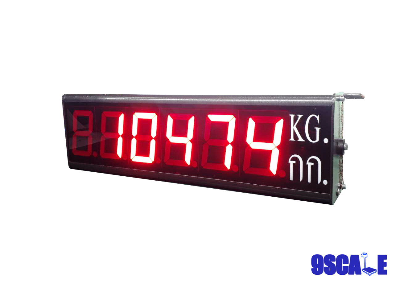 จอแสดงผล รุ่น D2003(N) ตัวเลขเป็น LED 7 -Segment ขนาด 6 หลัก ผ่านการตรวจรับรองจากกระทรวงพาณิชย์