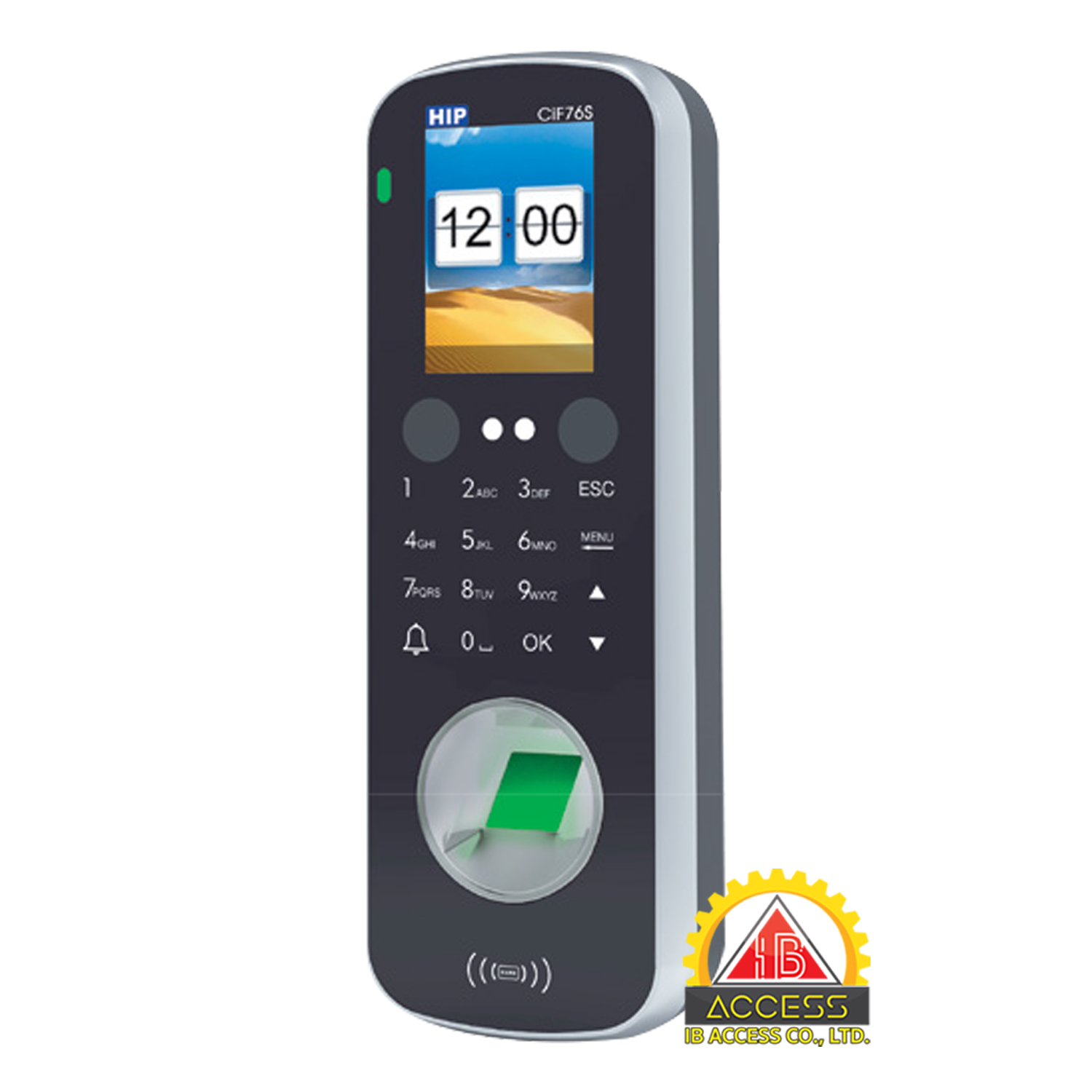 เครื่องสแกนใบหน้า ยี่ห้อ HIP รุ่น CiF76S (รองรับระบบ Access Control)