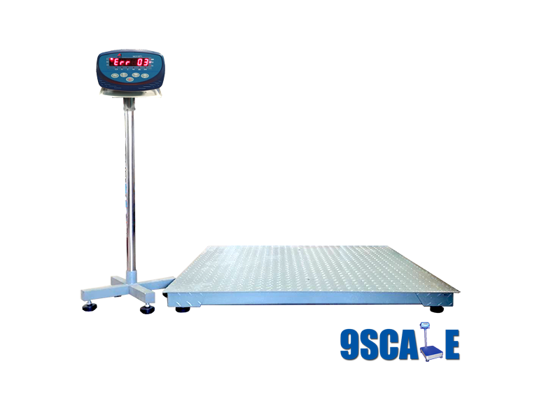 ชุดแท่นชั่ง Floor scale รุ่น KELI T1 ขนาด 150X150 ซม. พิกัด 5,000/0.1 กิโลกรัม เหมาะกับงานอุตสาหกรรมหรือร้านรับซื้อของเก่า