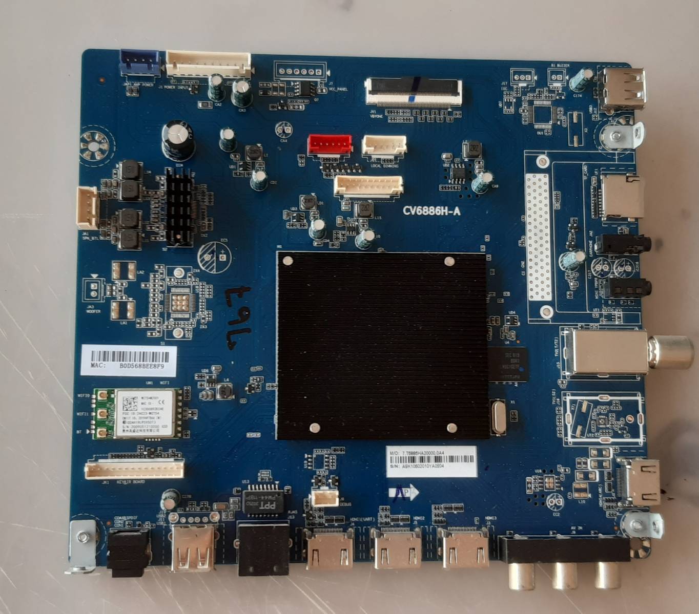 อันที่ 767 Haier LE50K8000UA ซีสเตร็ม CV6886H-A ดีเทสแล้ว