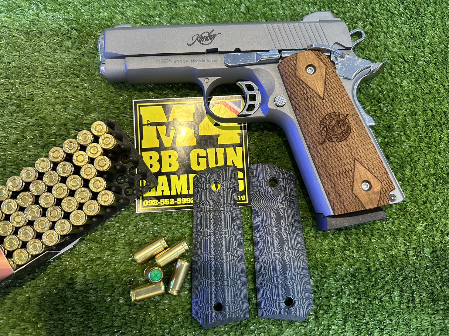 KUZEY M1911 ลาย KIMBER ลำกล้อง 4" สีสโมค