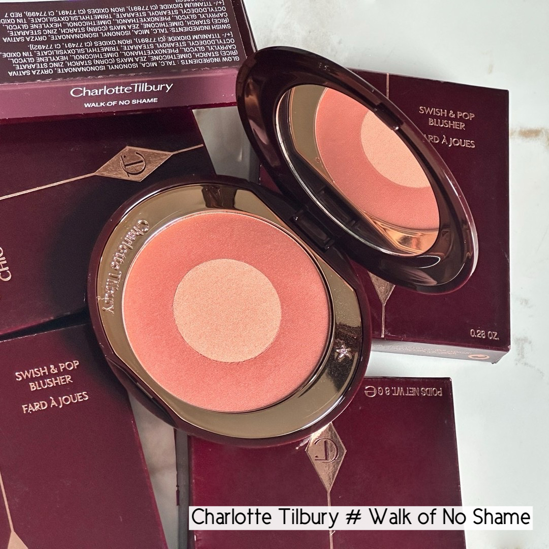 บลัชออน Charlotte Tilbury Cheek to Chic Blush 8g # Walk of No Shame ผลิต 07/2022