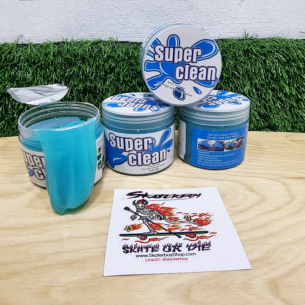 [0320] Super Clean สไลม์ทำความสะอาดได้ทุกชิ้นส่วนสเก็ตบอร์ด กลิ่นดี
