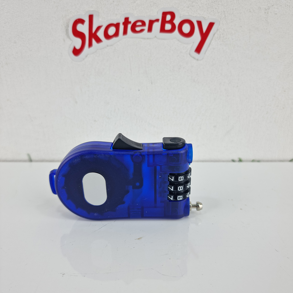 [0101] ลวดสลิง ล็อคกันขโมย ใส่รหัส3ตัว อุ่นใจเมื่อไกลบอร์ด มีให้เลือก 5สี