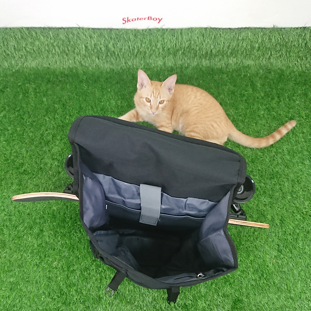 [0319] กระเป๋า สเก็ตบอร์ด Mini OldSchool สะพายหลัง ขนาดกลาง 27x47 cm