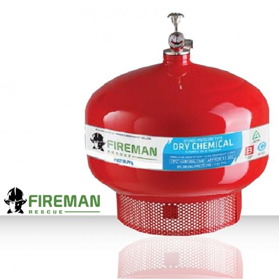 เครื่องดับเพลิงอัตโนมัติ แบบผงเคมีแห้ง ขนาด 10 ปอนด์ ยี่ห้อ Fireman