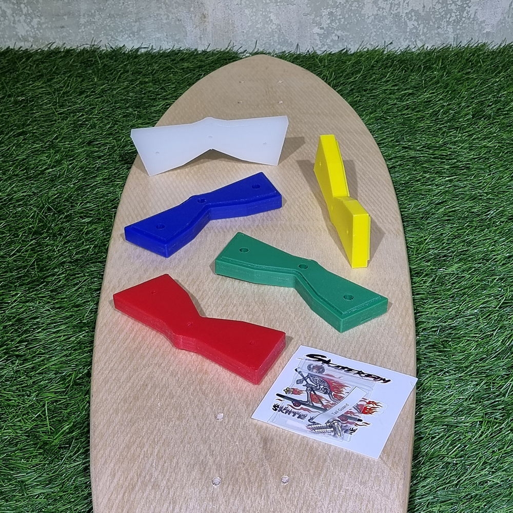[0302] Tail guard ป้องกันรอยใต้บอร์ด ยกหน้า ไม่ล้ม กว้าง 5.5" ทรงหางปลา
