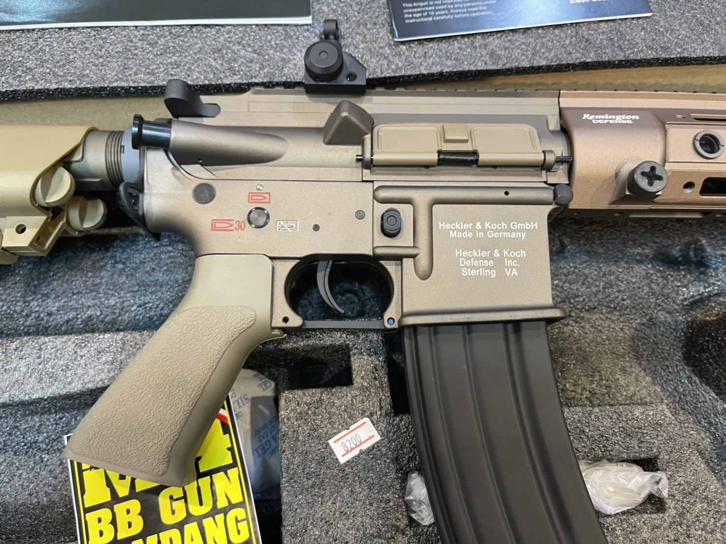 E&C 108 S2 : HK416 RAHG 10.5" สีทราย บอดี้โลหะ Gen 2