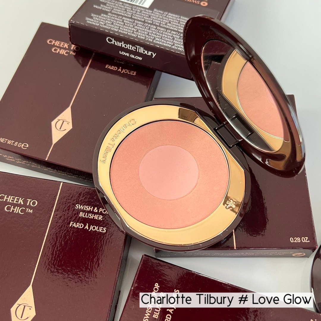 บลัชออน Charlotte Tilbury Cheek to Chic Blush 8g # Love Glow