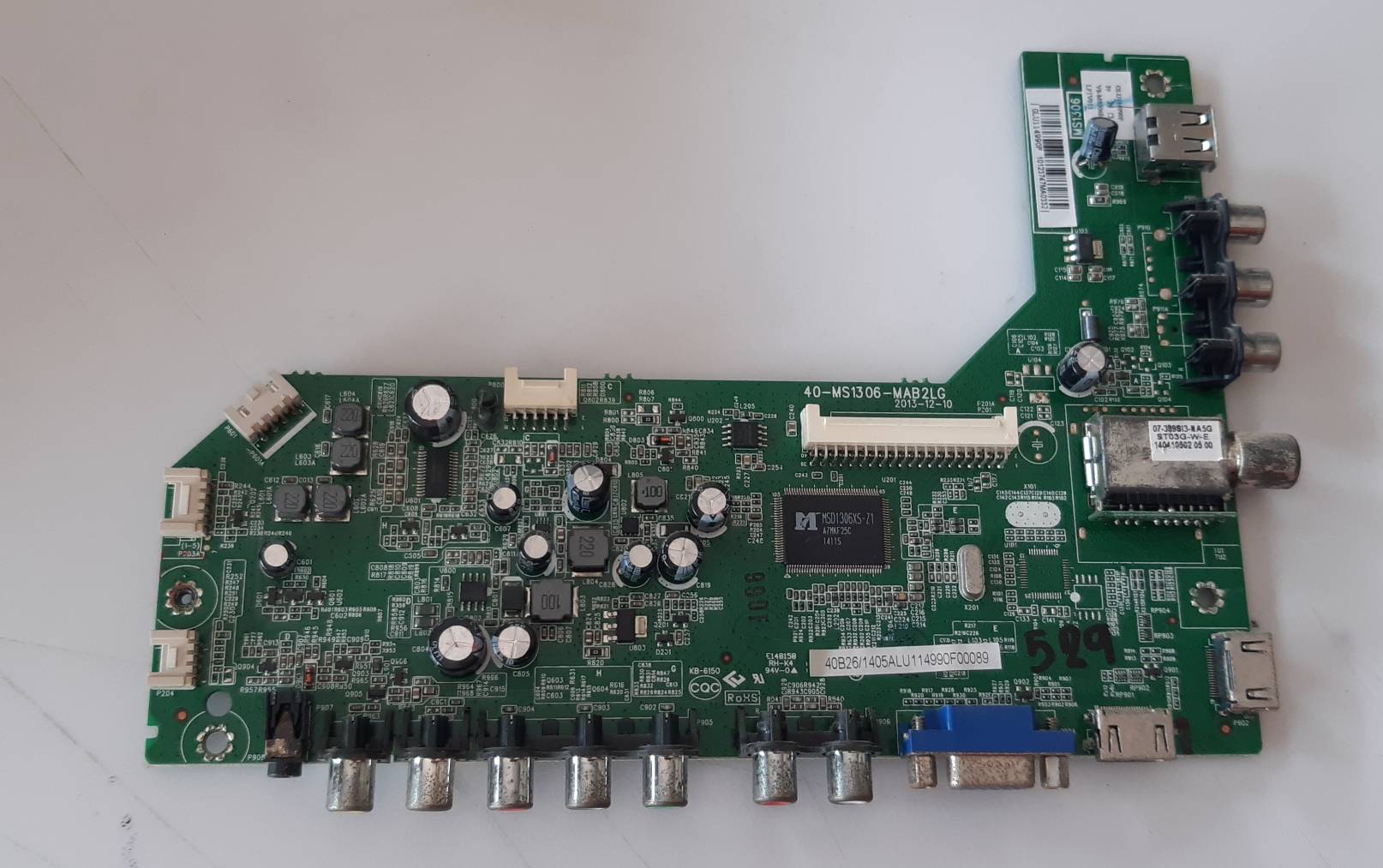 อันที่ 529 TCL 40B2600 ซีสเตร็ม MS1306 40-MS1306-MAB2LG ดีเทสแล้ว