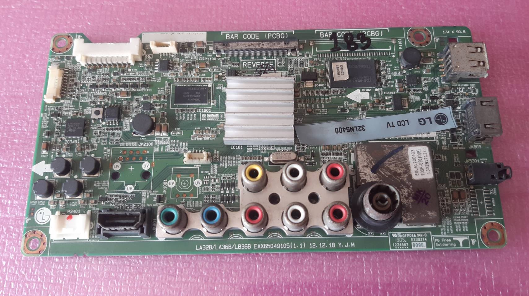 อันที่ 183 LG 32LN5400 ซีสเตร็ม EAX65049105 ดีเทสแล้ว