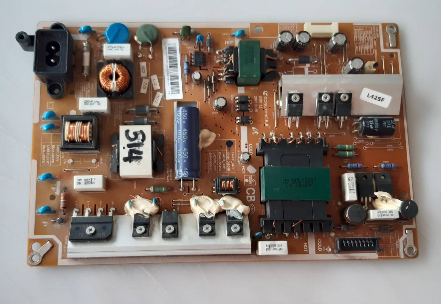 อันที่ 514 Samsung UA40F5000AR ซัฟฟลาย BN44-00609E ดีเทสแล้ว
