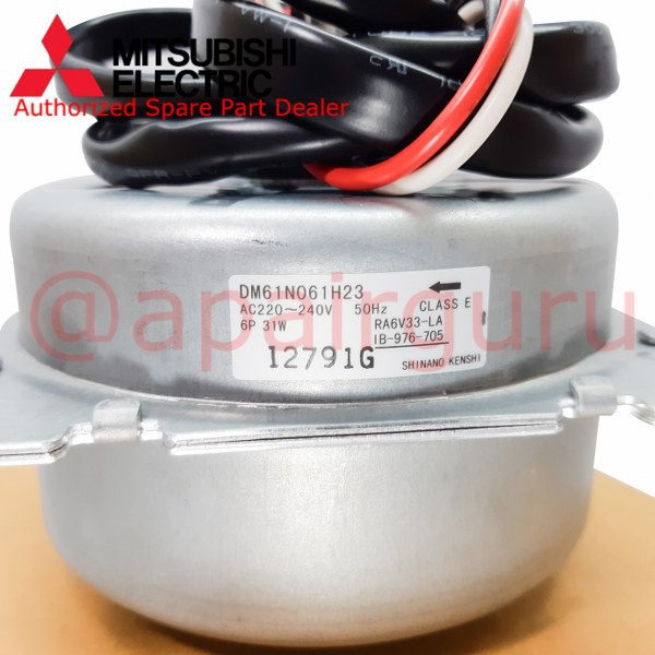 มอเตอร์คอยล์ร้อน Mitsubishi Electric รหัส E22B16301 เลิกผลิต ใช้ (E22H35301) แทน OUTDOOR FAN MOTOR มอเตอร์พัดลม คอยล์ร้อน อะไหล่แอร์ มิตซูบิชิอิเล็คทริค ของแท้