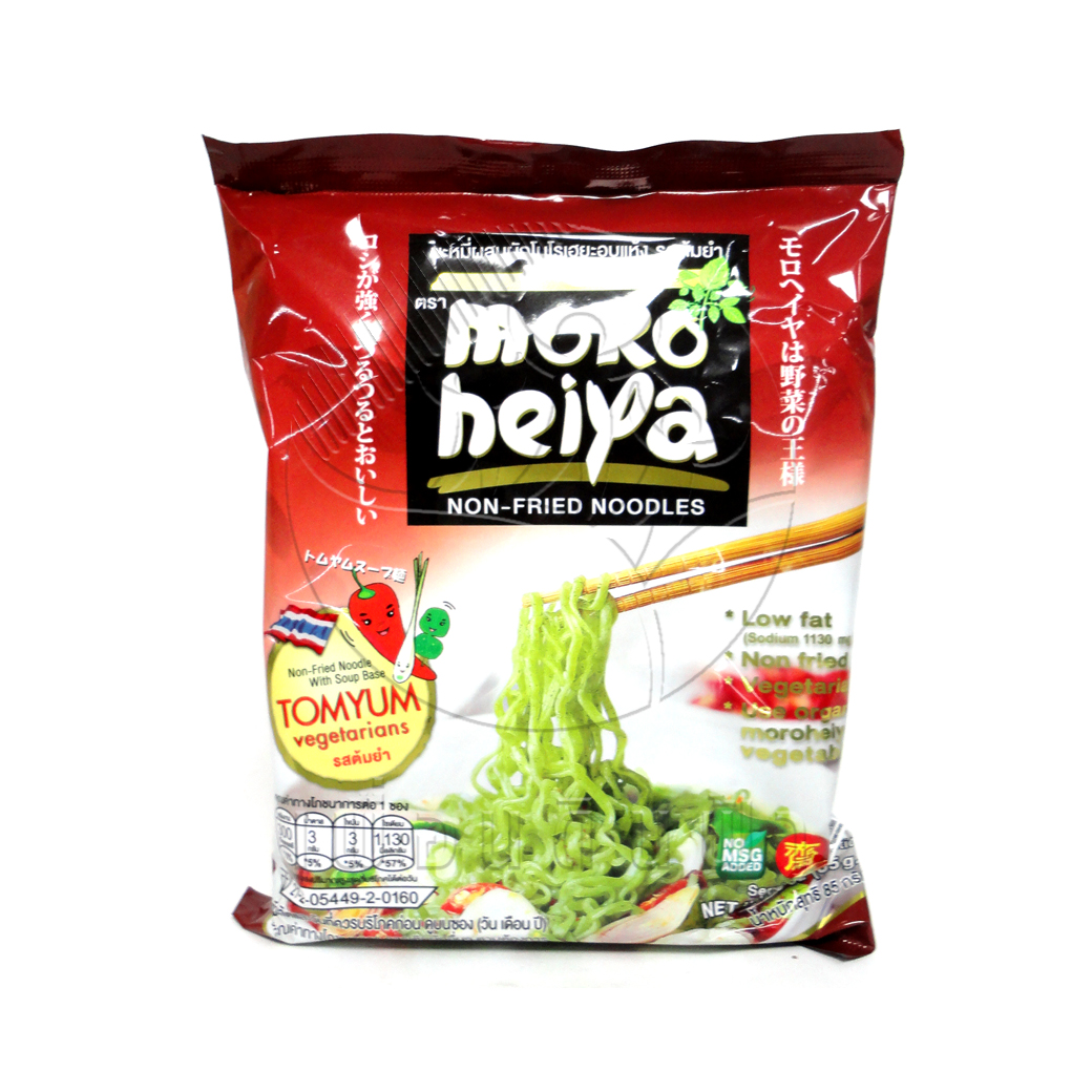 [โมโรเฮยะ] บะหมี่ผัก รสต้มยำ 85กรัม "เจ"