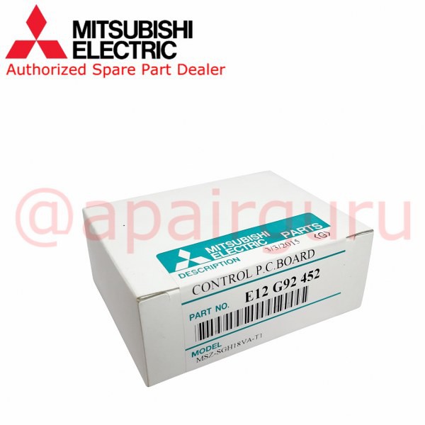 แผงวงจรคอยล์เย็น Mitsubishi Electric รหัส E22G92452 ** CONTROL P.C. BOARD แผงวงจรคอยล์เย็น แผงคอนโทรล แผงบอร์ดแอร์ คอยล์เย็น อะไหล่แอร์ มิตซูบิชิอิเล็คทริค ของแท้