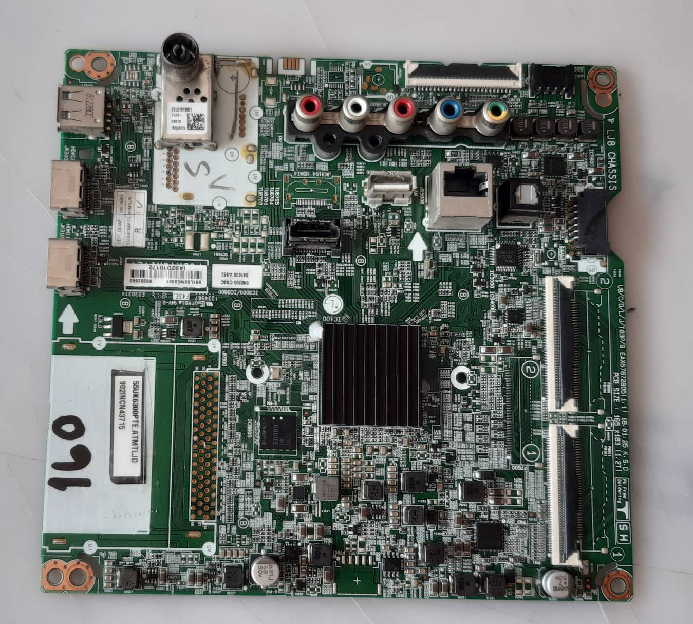 อันที่ 160 LG 55UK6300PTE ซีสเตร็ม EAX67872805 ดีเทสแล้ว