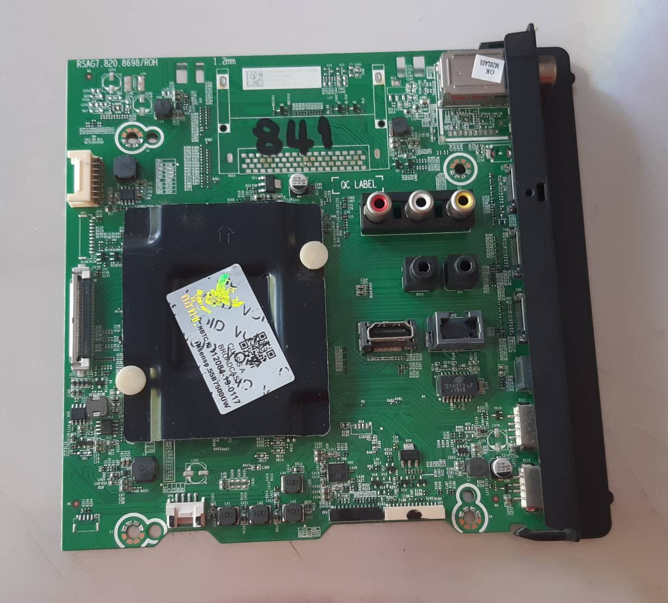 อันที่ 841 Hisense 55B7500UW ซีสเตร็ม RSAG7-820-8698 ดีเทสแล้ว