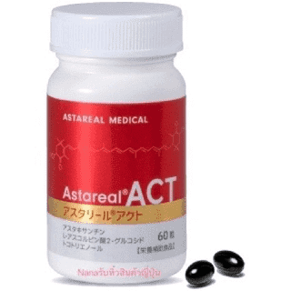 ASTAREAL ACT / ASTAREAL MEDICAL 60 เม็ด รับประกันแท้ นำเข้าจากญี่ปุ่น exp. 03.2026 0 กก.