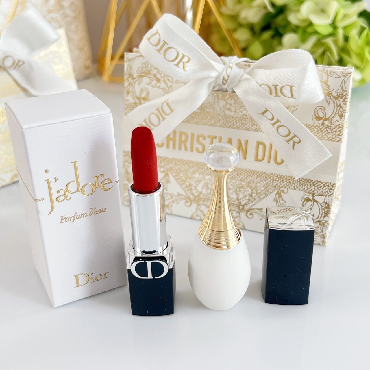 Dior Jadore Miniature Set 2 Items - Perfume & Lipstick