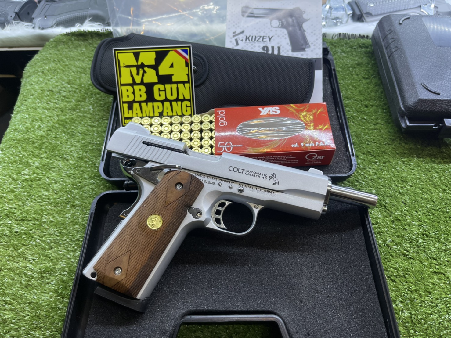 KUZEY M1911 ลาย Government ลำกล้อง 5" ซาติน