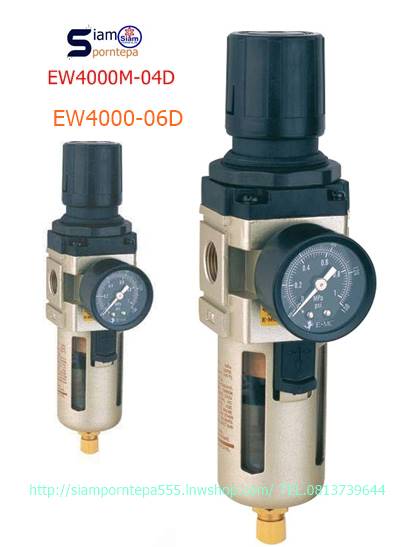 EW5000-10 Filter regulator 1 Unit size 1" Manual ปรับมือ Pressure 0-10 bar กรอง ระบาย น้ำ ฝุ่น ส่งฟรีทั่วประเทศ