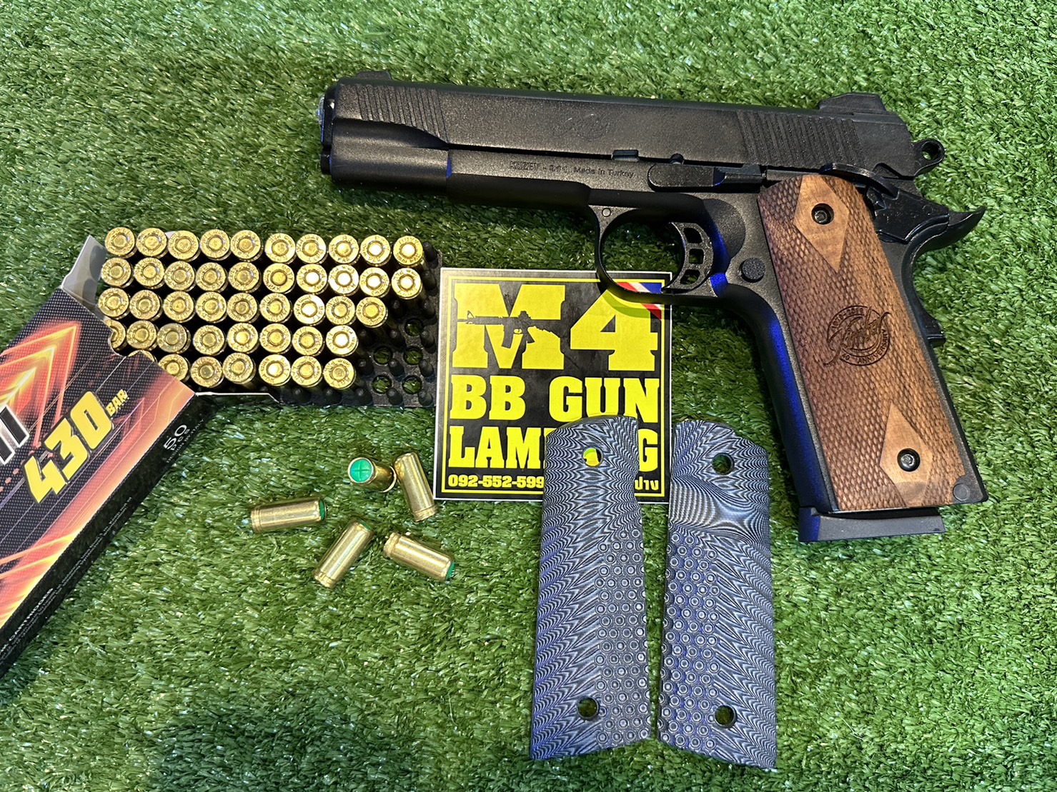 KUZEY M1911 ลาย KIMBER ลำกล้อง 5" สีดำ