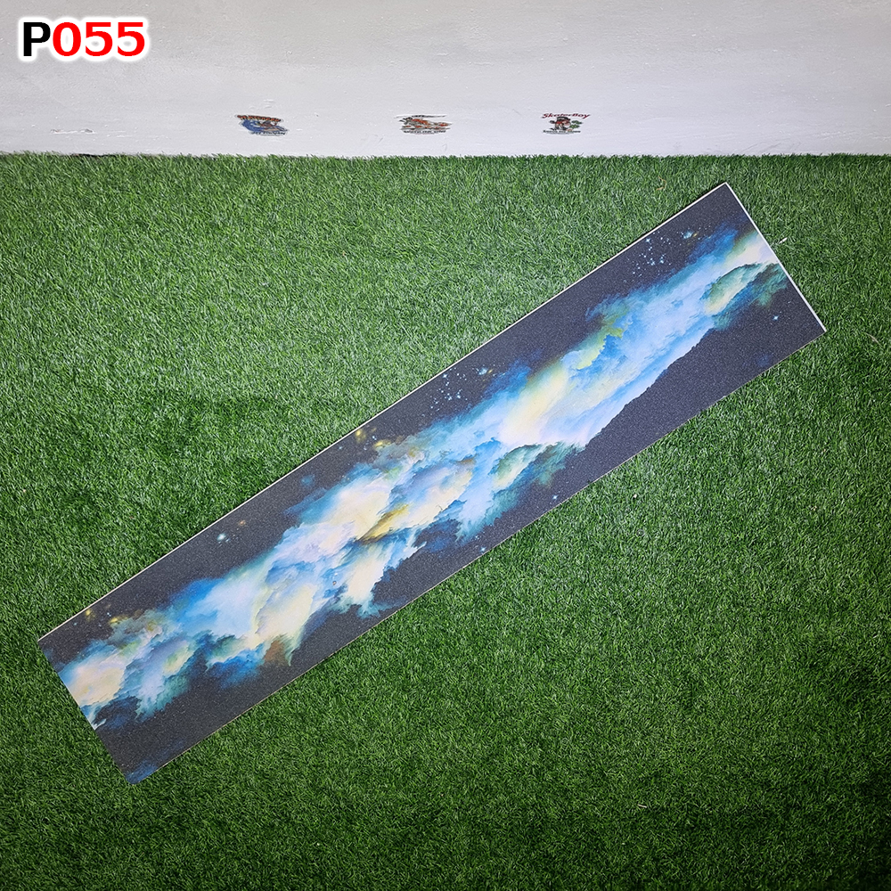 0303 สติ๊กเกอร์ กระดาษทราย 120x26 cm สำหรับ สเก็ตบอร์ด เซิร์ฟสเก็ต ลองบอร์ด Graphic Grip Tape skateboard longboard surf skate
