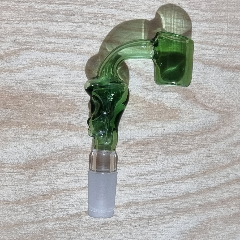 [1005] บัวผัน Wax Dab hash ขนาด 14mm ลงสี ลายกระโหลก ทรงกระบอก