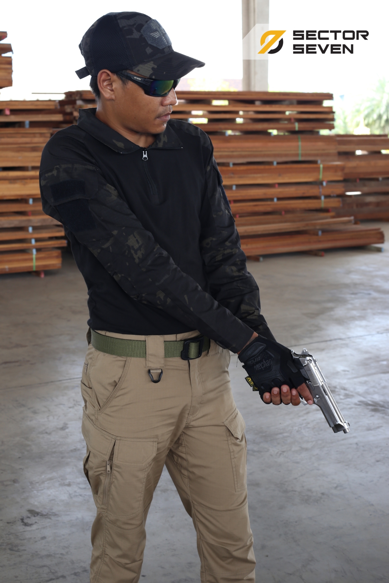 กางเกง SECTOR SEVEN IX12C ผ้าตาราง (K1030)