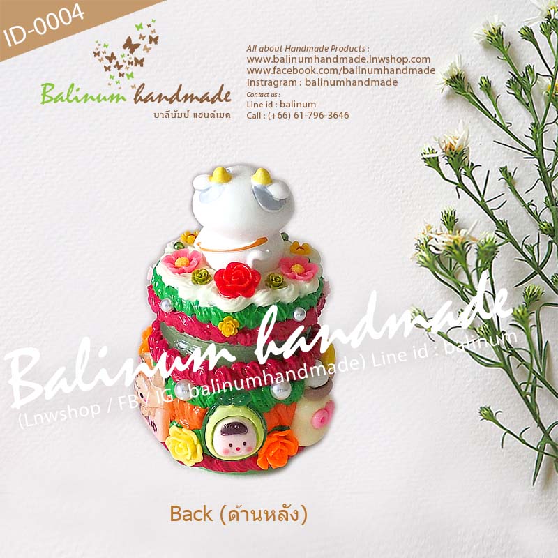 เคสยาดม DIY โมเดล 12 ปีนักษัตรปีฉลู(ปีวัว) ยาดมสมุนไพรตราหงส์ไทย (กระปุกสีเขียว 40g.) งานเคส DIY โดย บาลีนัมป์แฮนด์เมด ลงสีมงคลตามปีเกิด 12 นักษัตรช่วยเสริมดวงให้ราบรื่น เป็นงานเรซิ่นแท้100% เป็นยาดม/ตั้งโชว์ตกแต่งบ้าน/เป็นของสะสม ของขวัญ ของฝาก ของชำร่วย ขาว,แดง (White,Red)