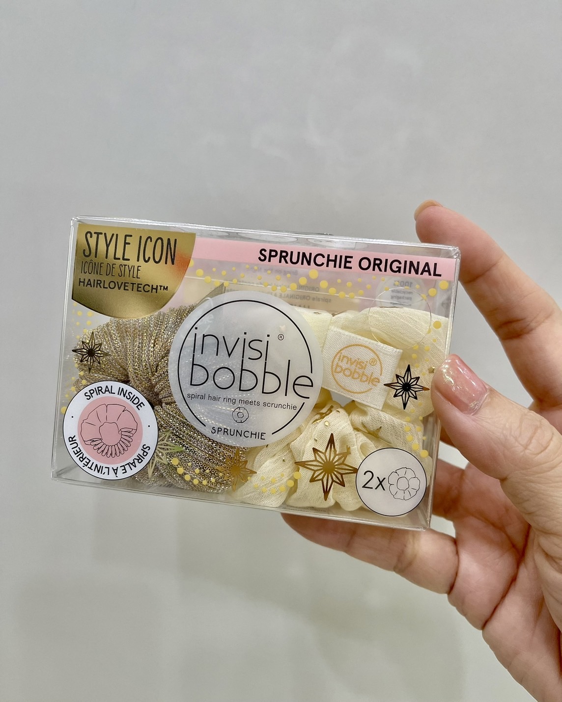 ยางรัดผม Invisibobble Sprunchies Set • รุ่น Bring on the Night มี 2 ชิ้น