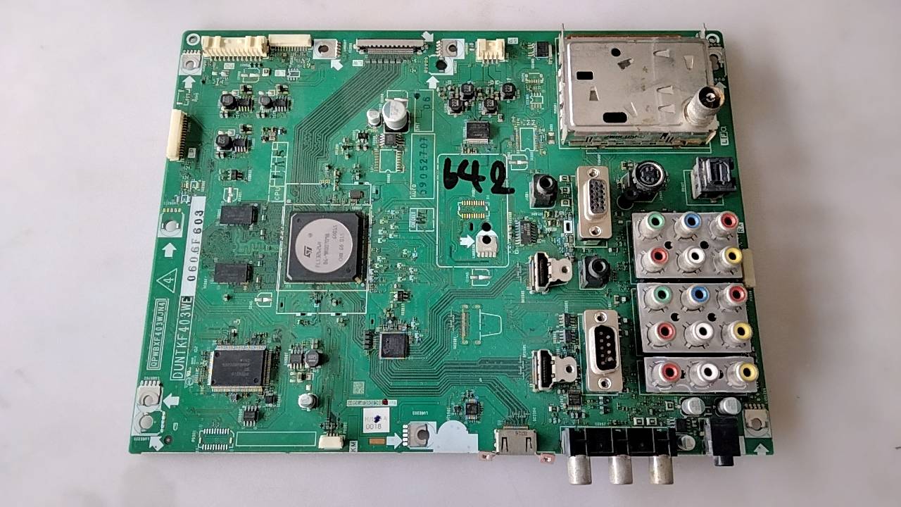 อันที่ 642 SHARP LC-52A77M ซีสเตร็ม DUNTKF403WE QPWBXF403WJN4 ดีเเทสแล้ว