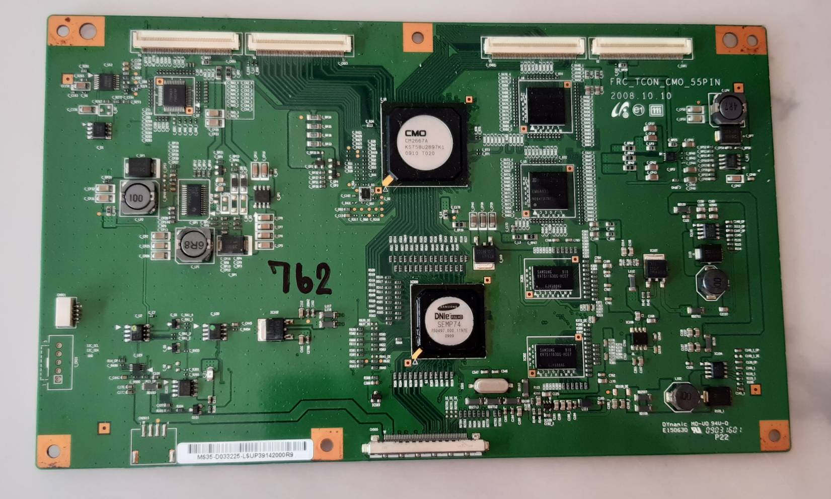 อันที่ 762 Samsung LA40B650T1R ทีคอน FRC_TCON_CMO_55PIN ดี