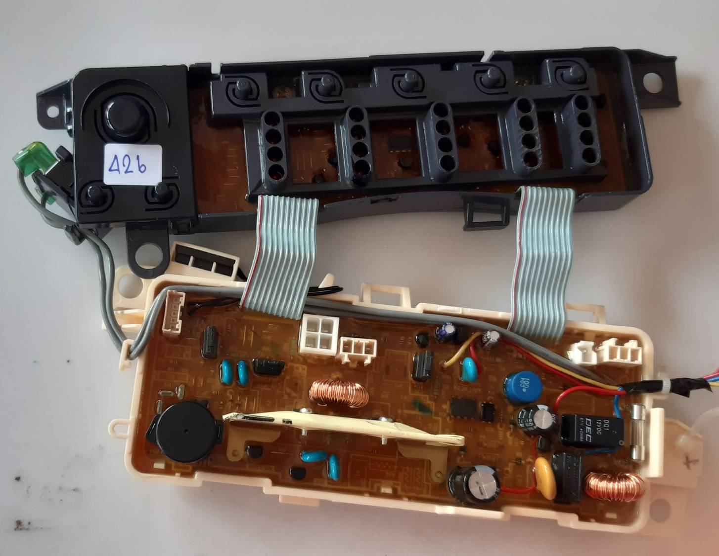 อันที่ 426 บอร์ดถอดเครื่องซักผ้า โตชิบ้า AW-A750ST WUT-384