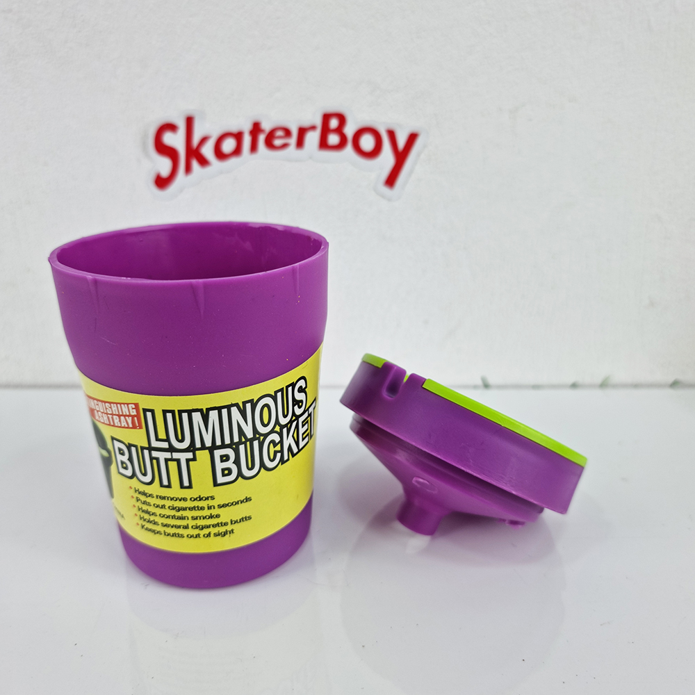 [1007] ถังขยะพกพา ติดรถ ทรงแก้วหาที่วางง่าย ทนความร้อน ฝาปิดมิดชิด