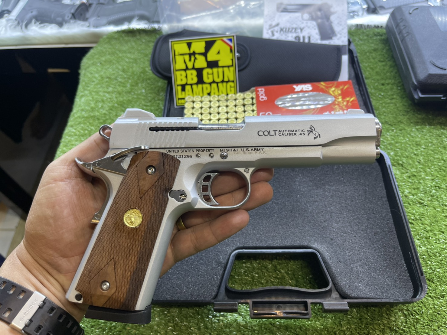 KUZEY M1911 ลาย Government ลำกล้อง 5" ซาติน