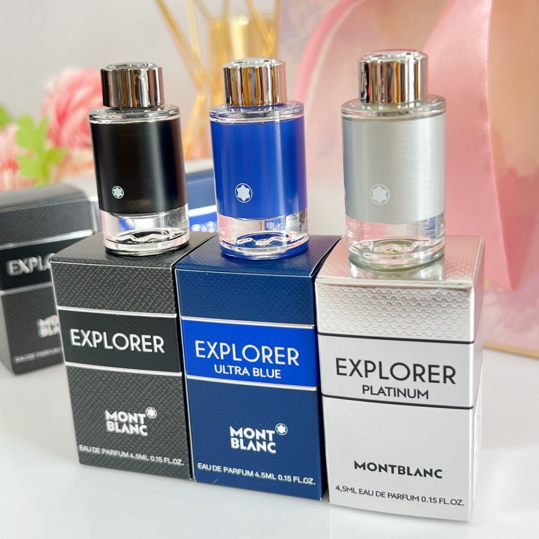 เซ็ทน้ำหอมจิ๋ว Mont Blanc Explorer Miniature 3 Pcs. หัวแต้ม