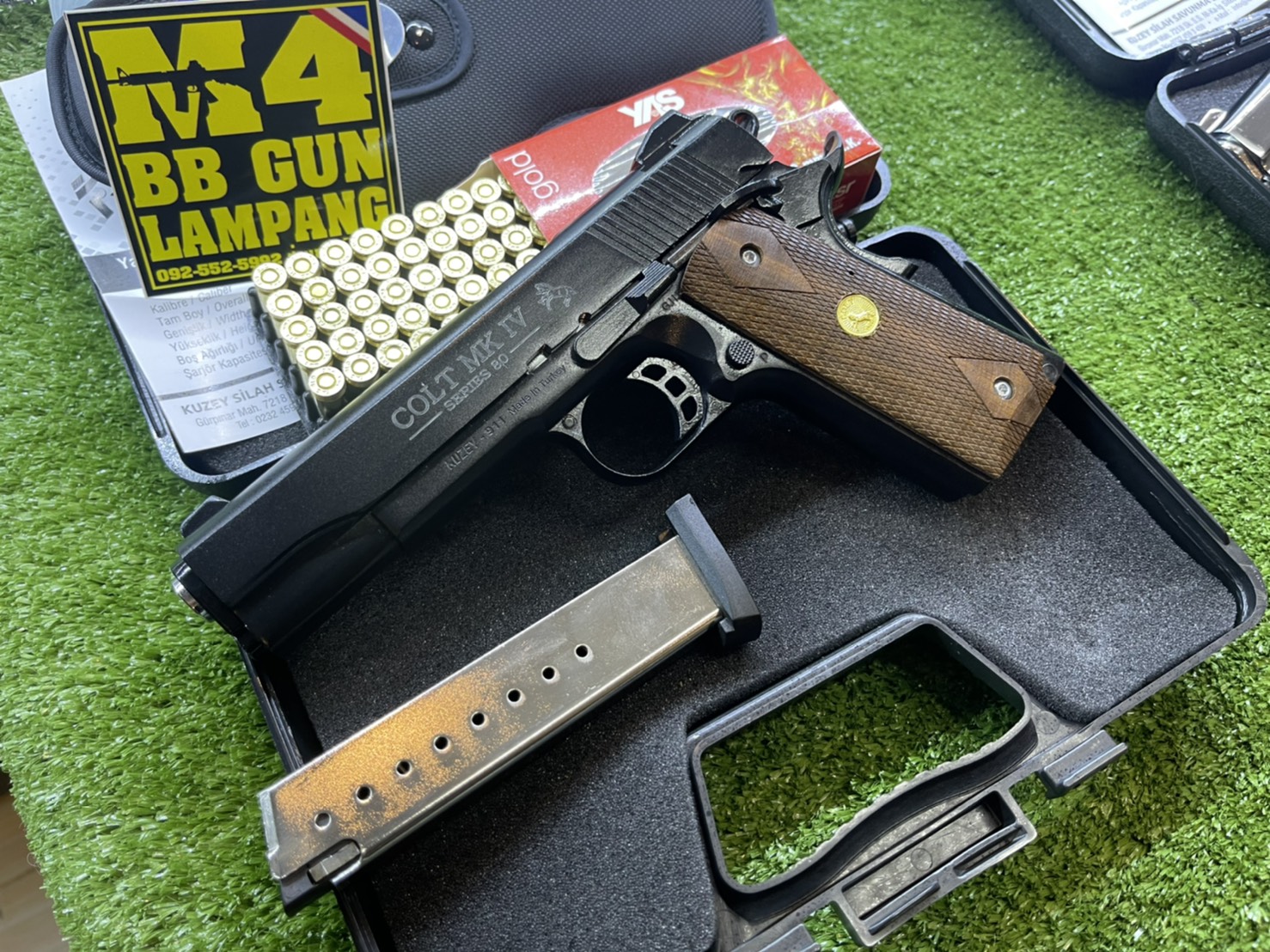 KUZEY M1911 ลาย Series 80 ลำกล้อง 5" ดำ