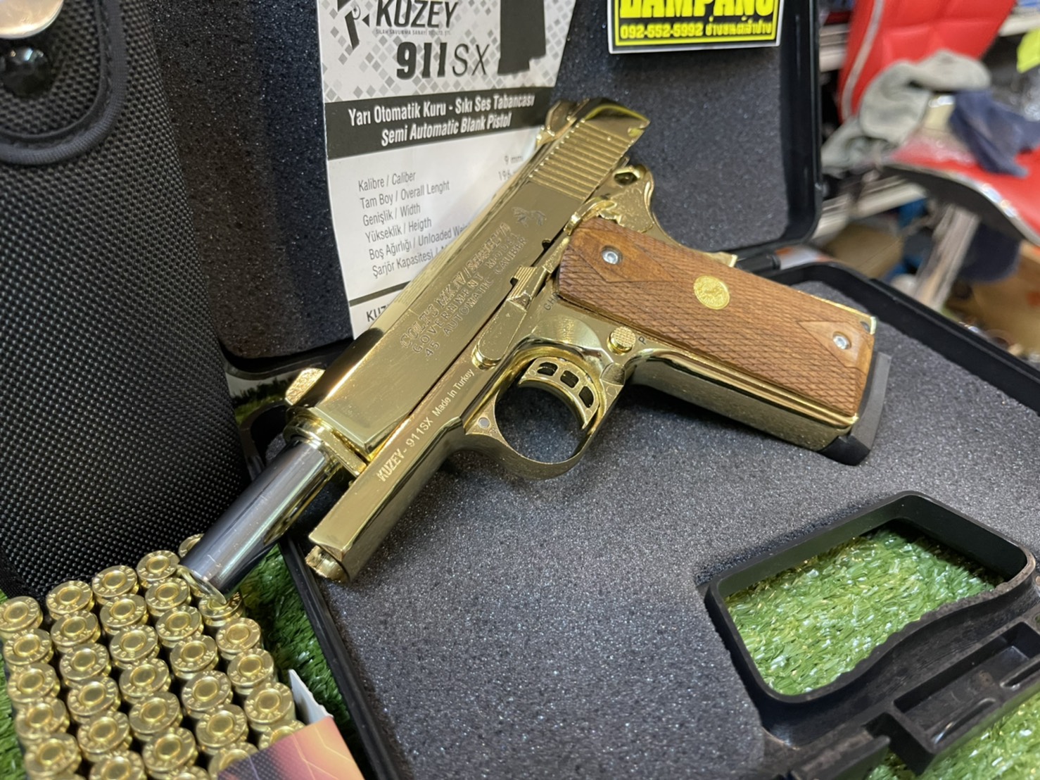KUZEY M1911 ลาย Series 70 ลำกล้อง 4" ทอง