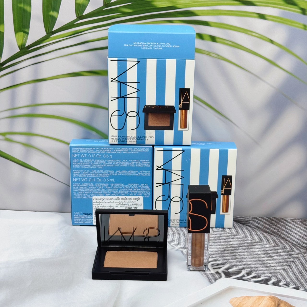 Nars Mini Laguna Bronzer & Lip oil Duo #ป้ายไทย