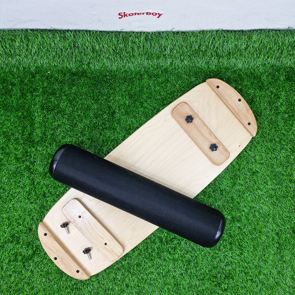 0102 Balance board สำหรับฝึกทรงตัว ฝึก เซิร์ฟ สเก็ต โยคะ เสริมกล้ามเนืื้อ มีหลายแบบ 74x27cm