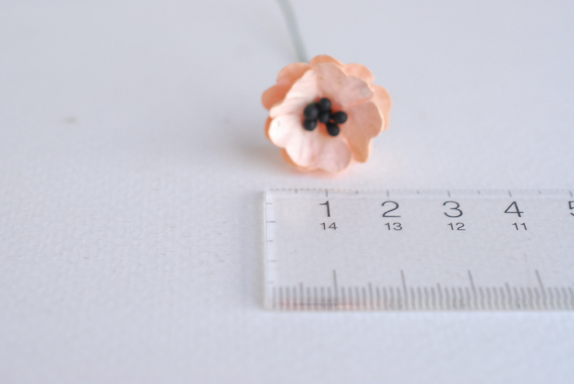 ดอกไม้กระดาษสา ดอกไม้กระดาษสา จตุจักร งานประดิษฐ์ ดอกไม้ทำข้อมือเพื่อนเจ้าสาว แต่งงาน,Red Poppy, ดอกไม้กระดาษ poppy สีpeach ส้ม color ขนาด 2.00 cm. paper flowers, Poppy flowers 2.00 cm. 50 pieces.